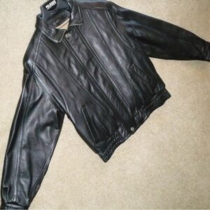 Wilsons Heavy Black Leather Jacket